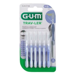 Gum Trav-Ler - 1312 Scovolino interdentale da 0.6 mm, 6 scovolini