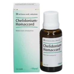 Guna Chelidonium Homaccord - Medicinale omeopatico in gocce per le disfunzioni epatobiliari, 30 ml