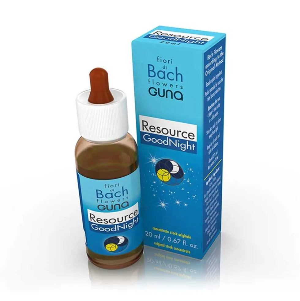 Guna Fiori di Bach Resource Goodnight - Gocce per favorire un sonno sereno e ristoratore, 20 ml