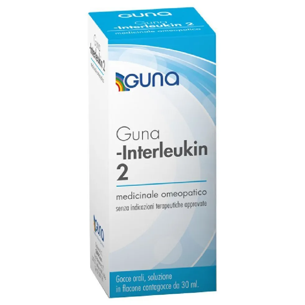 Guna Interleukin 2 4CH Gocce orali omeopatiche per le difese immunitarie, 30 ml