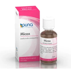 Guna Micox - Medicinale omeopatico in gocce per le micosi mucocutanee, 30 ml
