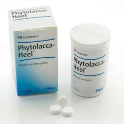 Guna Phytolacca Heel - Medicinale omeopatico per le tonsilliti e il mal di gola, 50 compresse