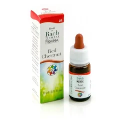 Guna Red Chestnut - Essenza di Fiori di Bach in gocce per l'altruismo e l'ottimismo, 10 ml