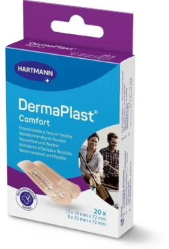 Hartmann DermaPlast Comfort Cerotti in Tessuto Elastico 2 Formati, 20 cerotti