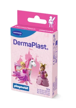Hartmann DermaPlast Playmobil Princess - Cerotti per la protezione di piccole ferite, 12 cerotti