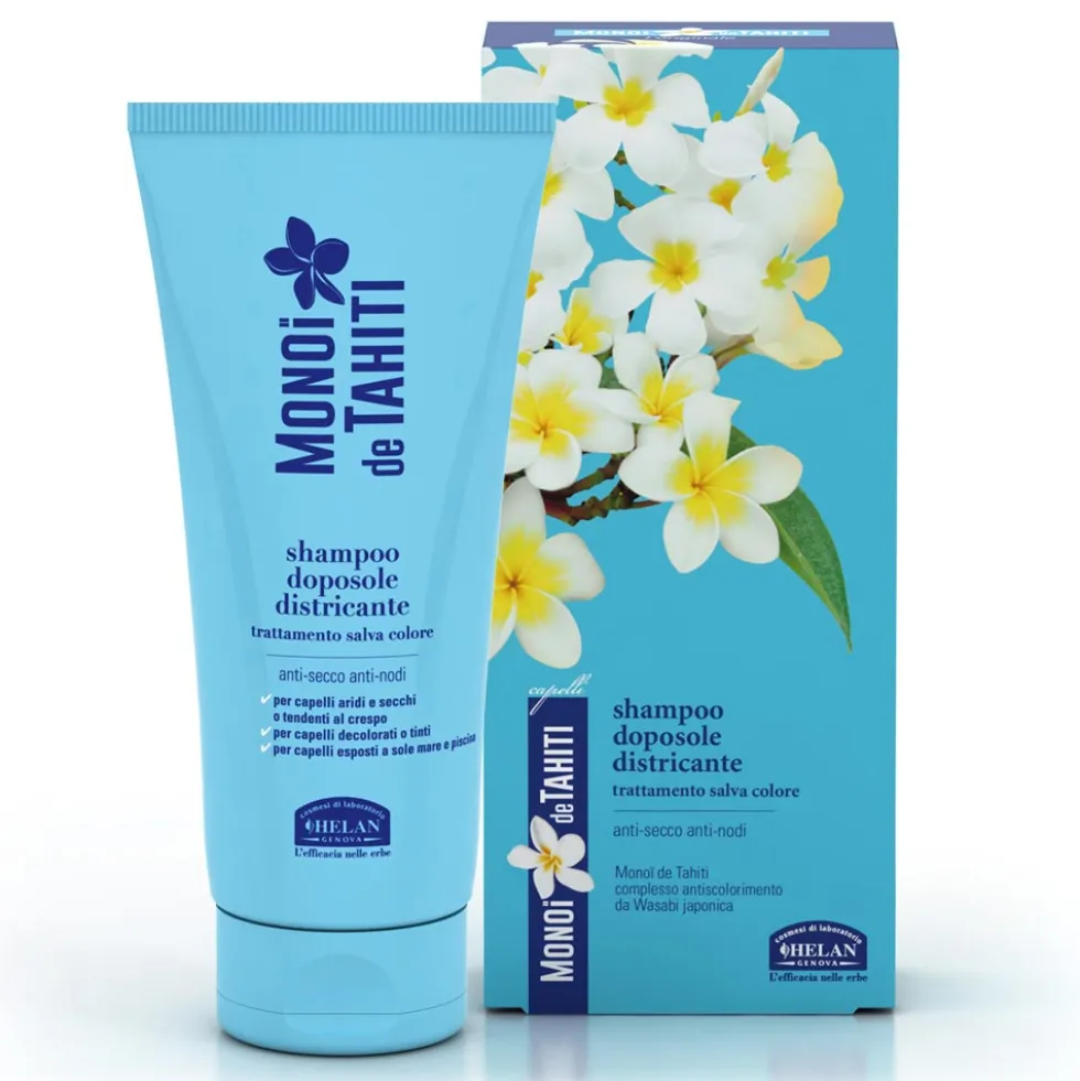 Helan Monoi de Tahiti - Shampoo Doposole Districante, 200ml
