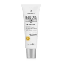 Heliocare 360 Emulsione A-R SPF 50+ - Emulsione solare viso per la pelle con rosacea, 50 ml