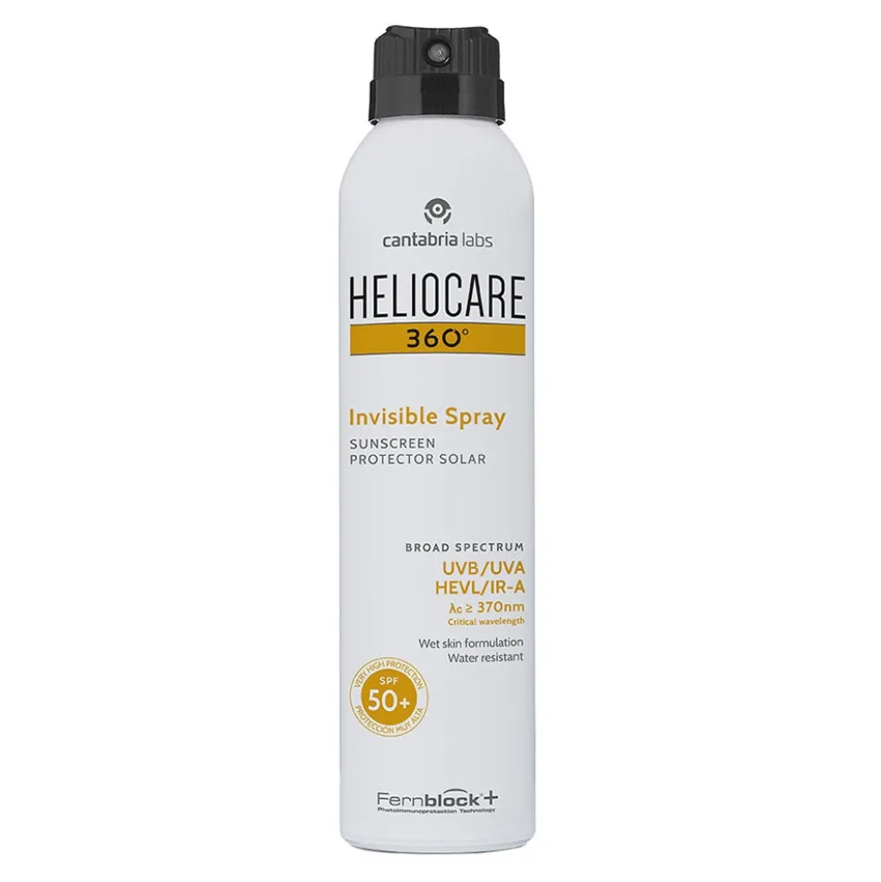Heliocare 360° Invisible Spray SPF50+ Solare Corpo Spray, 200ml