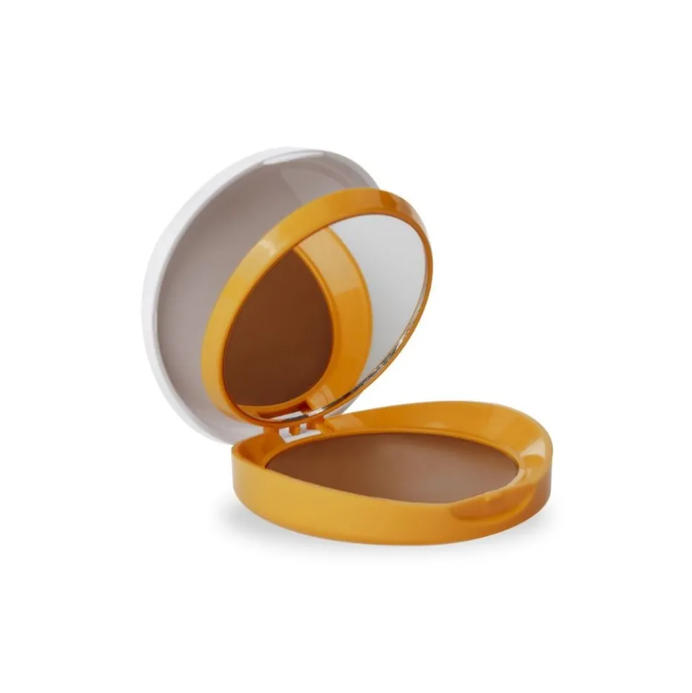 Heliocare 360° Oil Free Compact SPF50+ Protezione Solare Viso Colorata Bronze, 10g