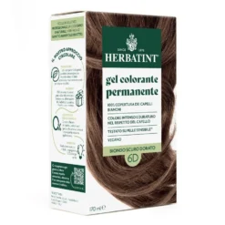 Herbatint Gel Colorante Permanente Tinta Colore 6D Biondo Scuro Dorato, 170ml