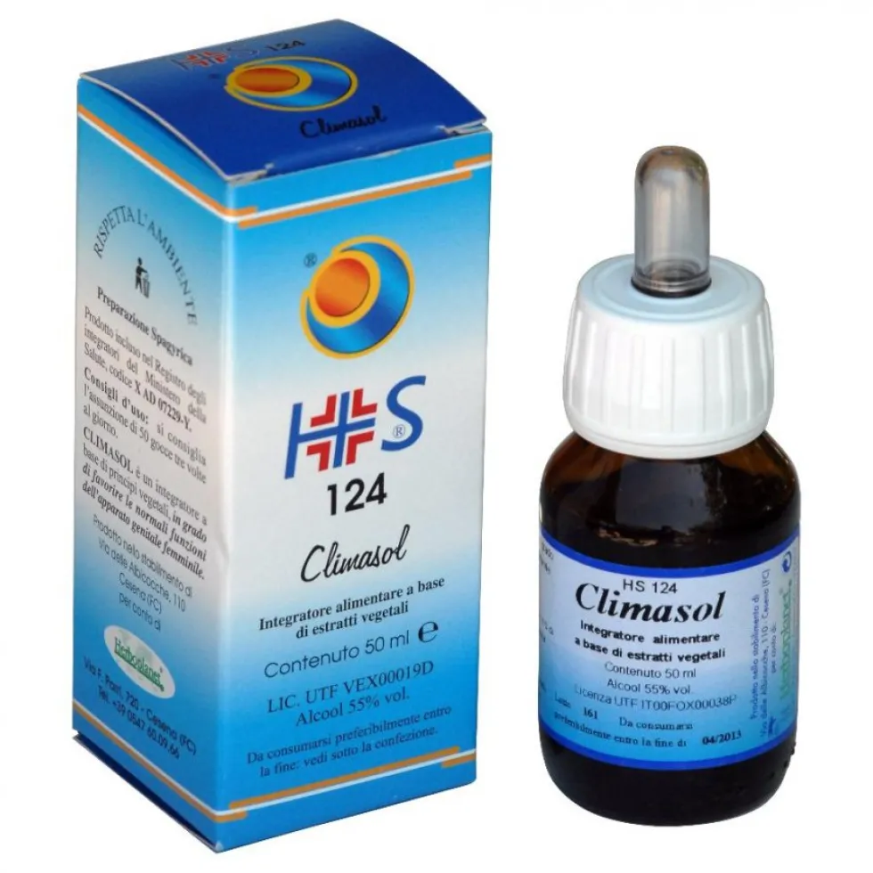 Herboplanet Climasol - Integratore in gocce per l'apparato genitale femminile, 50 ml