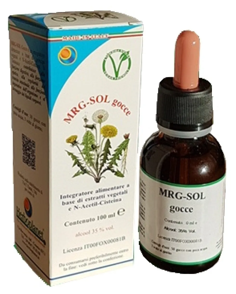 Herboplanet Mrg-sol - Integratore in gocce per la funzione digestiva epatica e depurativa, 100 ml