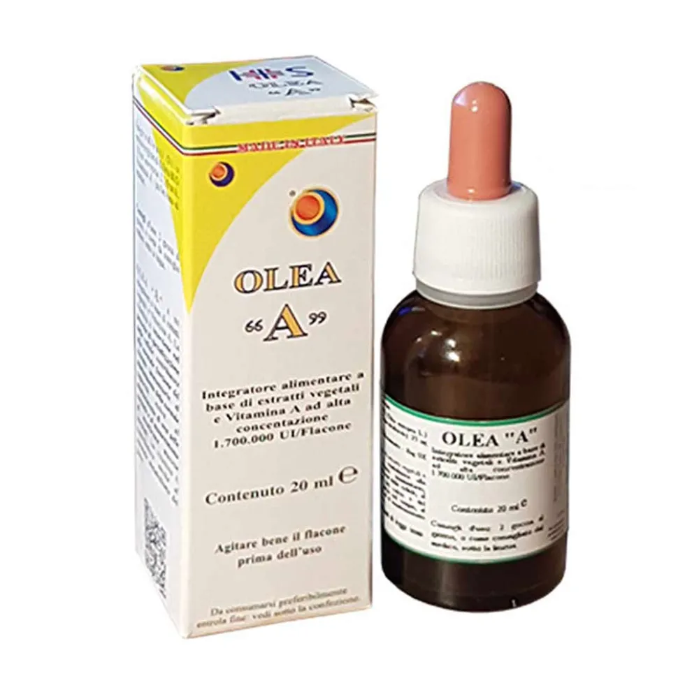Herboplanet Olea A Integratore di Vitamina A Concentrato in Gocce, 20ml