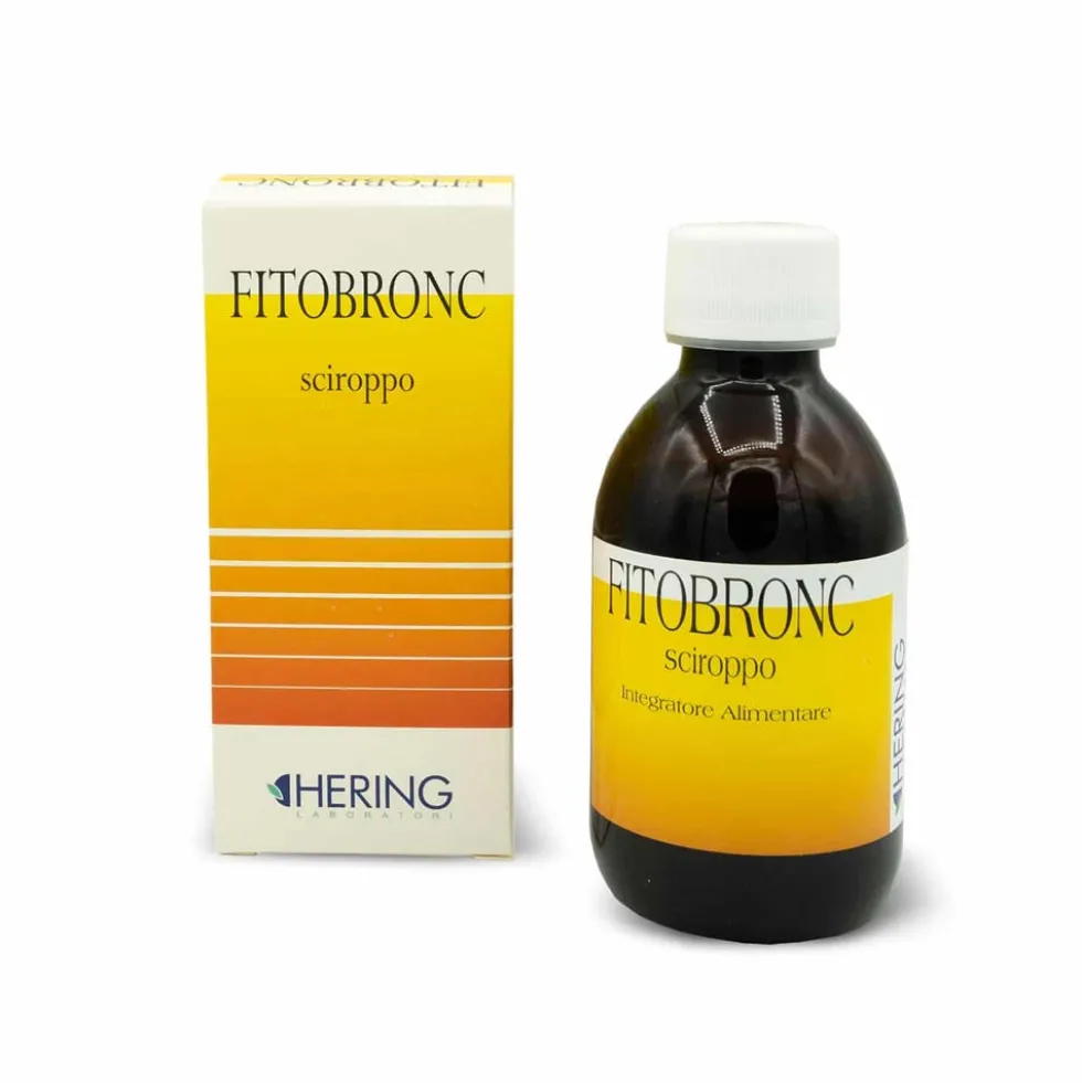 Hering Fitobronc Sciroppo Integratore Fluidificante Lenitivo sulla Mucosa, 180ml