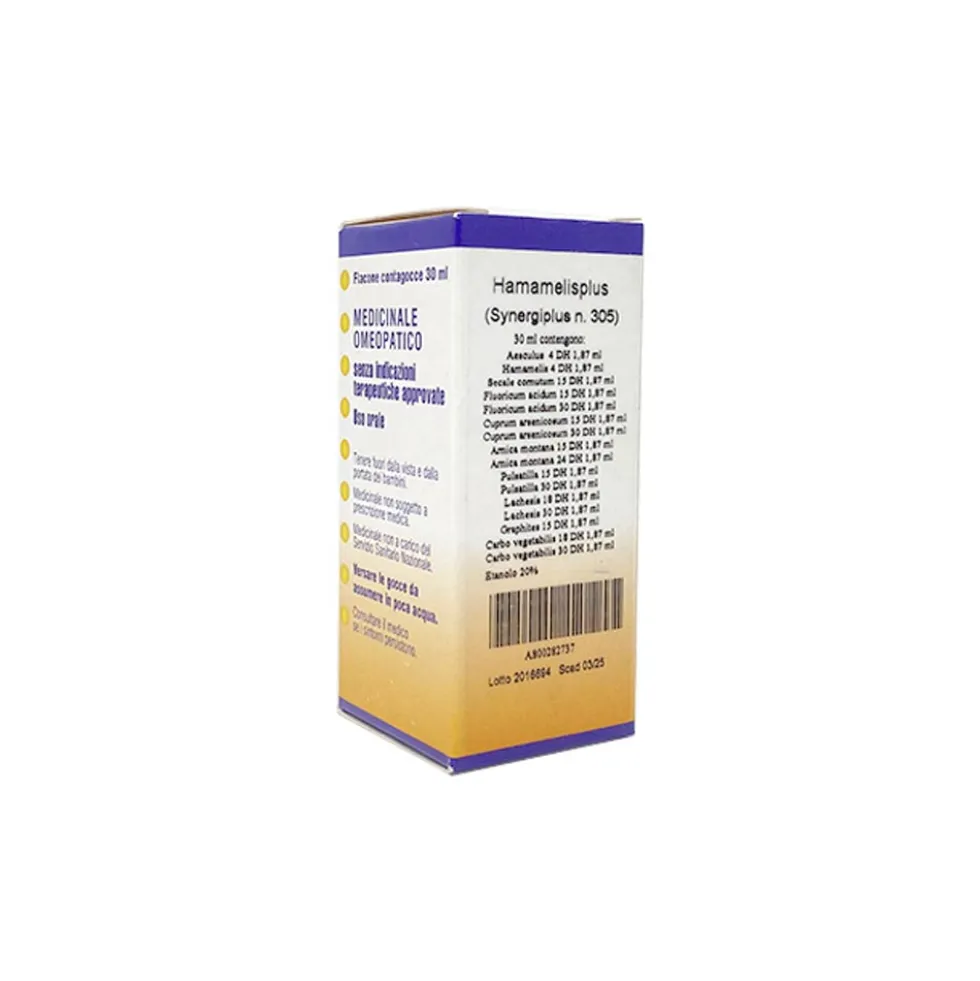 Hering Hamamelisplus Synergiplus n.305 Medicinale Omeopatico Gocce, 30ml