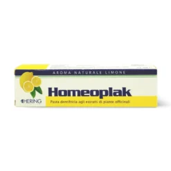 Hering Homeoplak Limone Dentifricio per l'Igiene orale Aroma Limone, 75ml