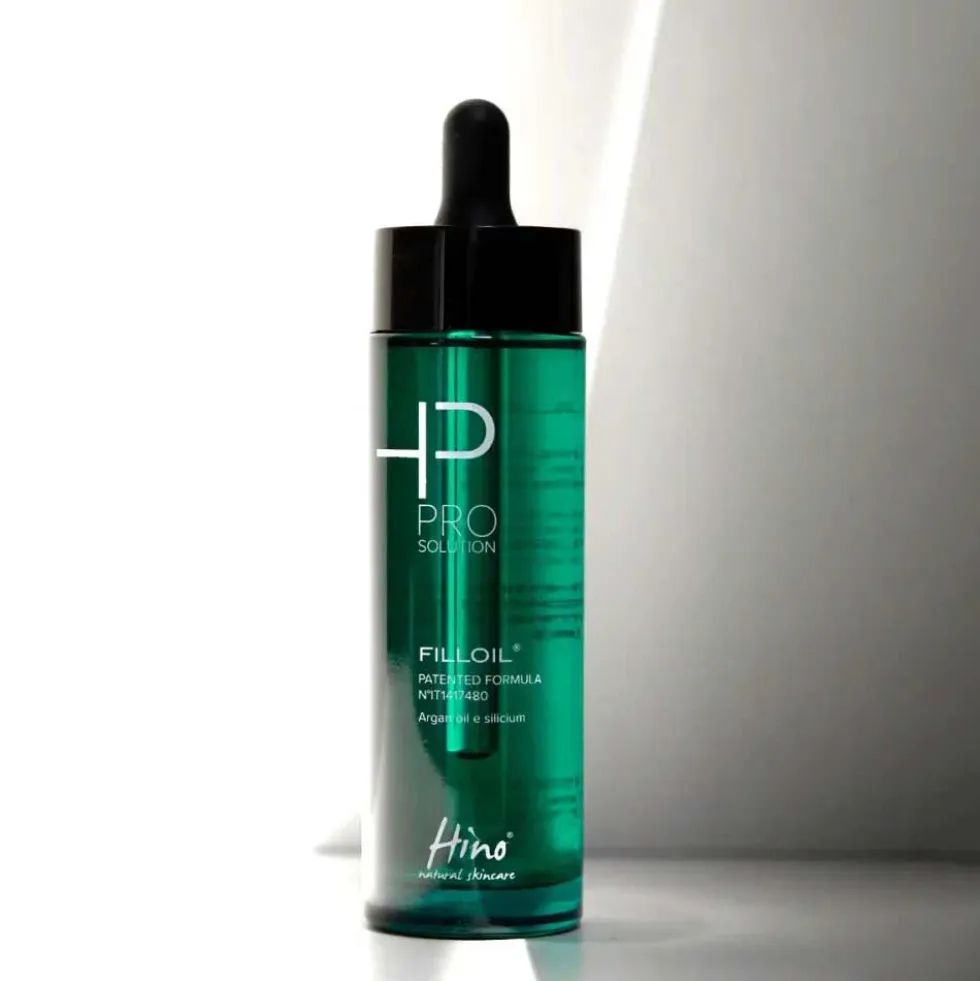 Hino Filloil - Olio per il viso antirughe ad azione elasticizzante e levigante, 50 ml
