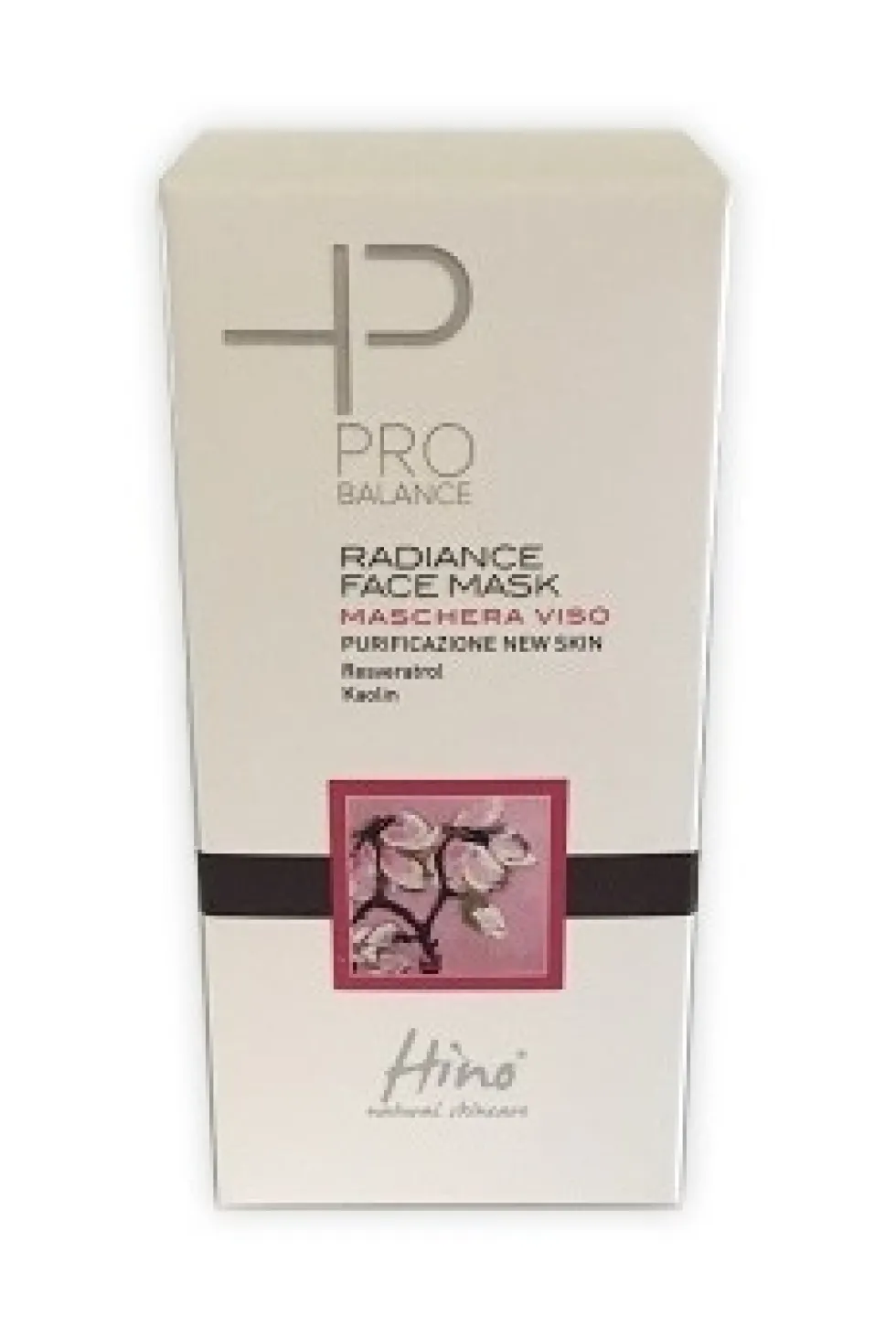Hino Pro Balance Radiance Face Mask - Maschera viso purificante e illuminante, 50 ml