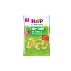 Hipp Baby soffi di cereali - Snack biologico per lo svezzamento e i primi dentini, 30 g