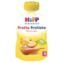 HiPP Bio frutta frullata mela e pera per lo svezzamento, 90 g