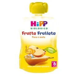 HiPP Bio frutta frullata mela e pera per lo svezzamento, 90 g
