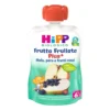 HiPP Frutta Frullata Plus+ mela, pera e frutti rossi - Purea con zinco per l'immunità, 90 g