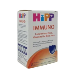 HiPP Immuno - Integratore alimentare per le difese immunitarie dei bambini, 20 bustine