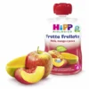 Hipp Mela, mango e pesca - Purea di frutta biologica per l'infanzia dal 6° mese, 90 g