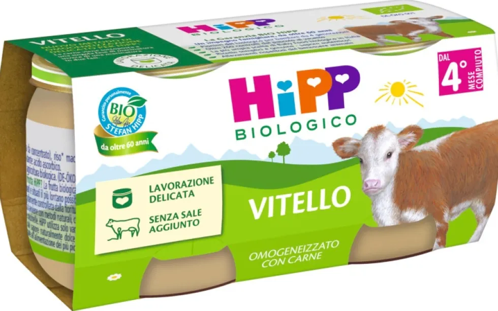 HiPP Omogeneizzato BIO Vitello, 2 x 80 g