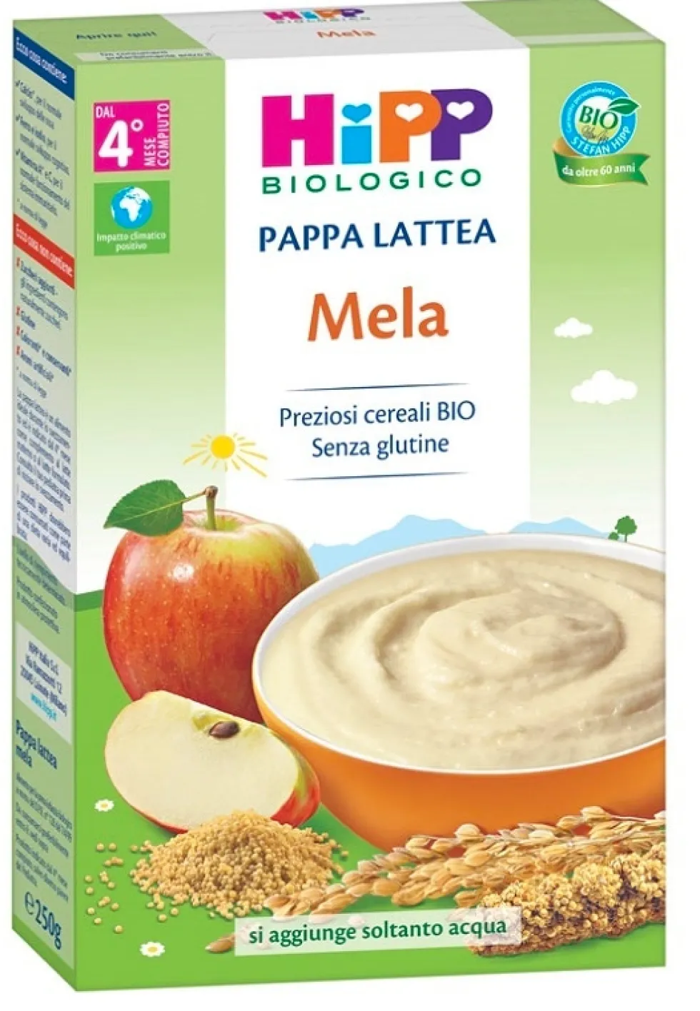 HiPP Pappa Lattea Mela dal 4° mese, 250g