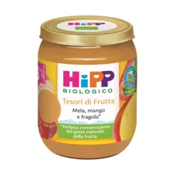 Hipp Tesori di Frutta - Omogeneizzato Mela Mango Fragola dal 5° mese, 160g