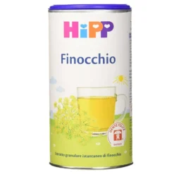 HiPP Tisana al finocchio - Tisana granulare solubile per la digestione dei bambini, 200 g