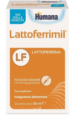 Humana Lattoferrimil - Integratore alimentare di lattoferrina, 30ml
