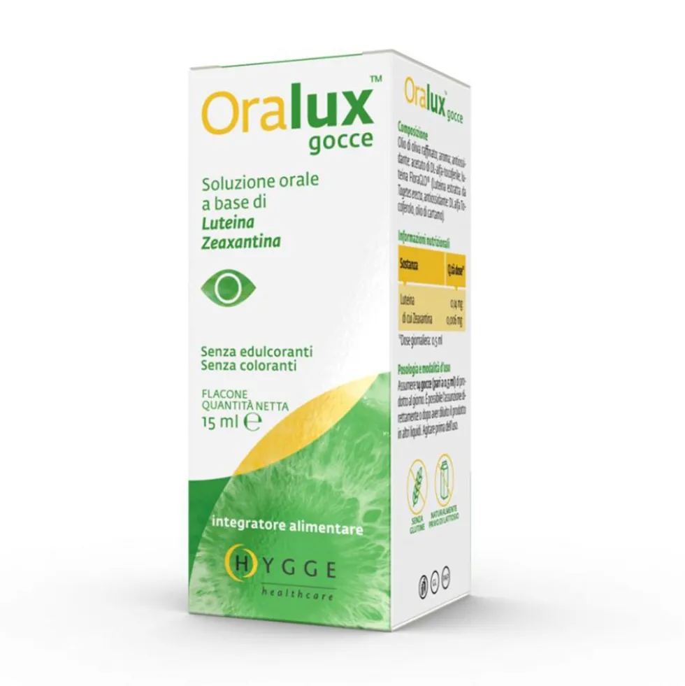 Hygge Oralux Gocce Integratore Alimentare, 15ml