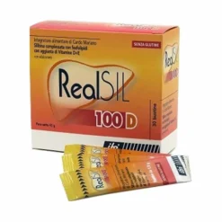 IBI Lorenzini Realsil 100 D Integratore Cardo Mariano Vitamine D e E, 30 Bustine