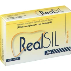 IBI Lorenzini Realsil Integratore Alimentare di Vitamina E, 40 Capsule
