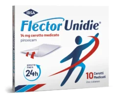 IBSA Flector Unidie Cerotto medicato per il dolore e l'infiammazione, 10 cerotti