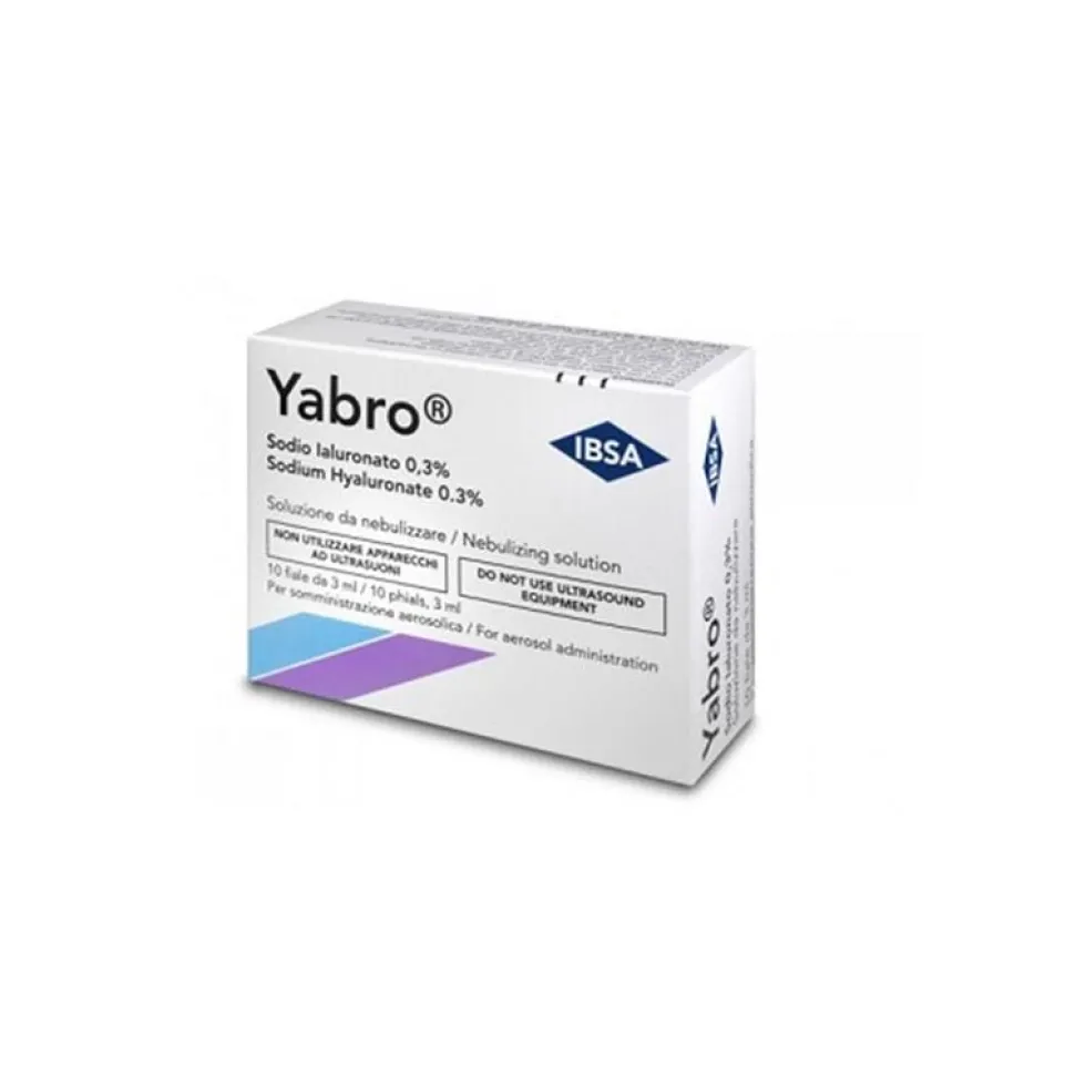 IBSA Yabro Soluzione Per Nebulizzatore 10 Fiale Da 3 ml