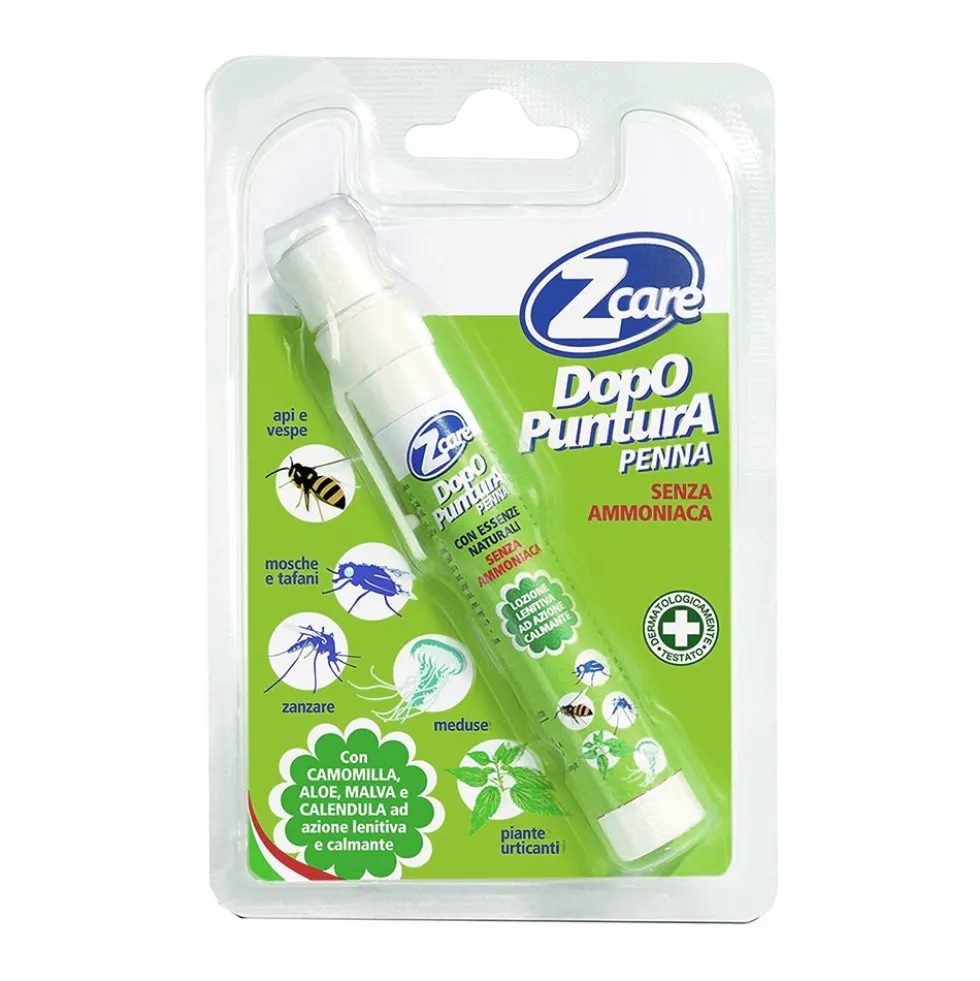 Ibsa Zcare Dopopuntura Natural - Gel in stick lenitivo per le punture di insetti, 14 ml