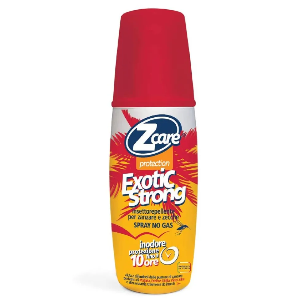 IBSA Zcare - Protection Exotic Strong Insetto-repellente Zanzare e Zecche, 100ml