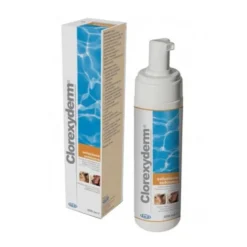 ICF Clorexyderm Soluzione Schiuma Disinfettante Per Cani e Gatti 200 ml