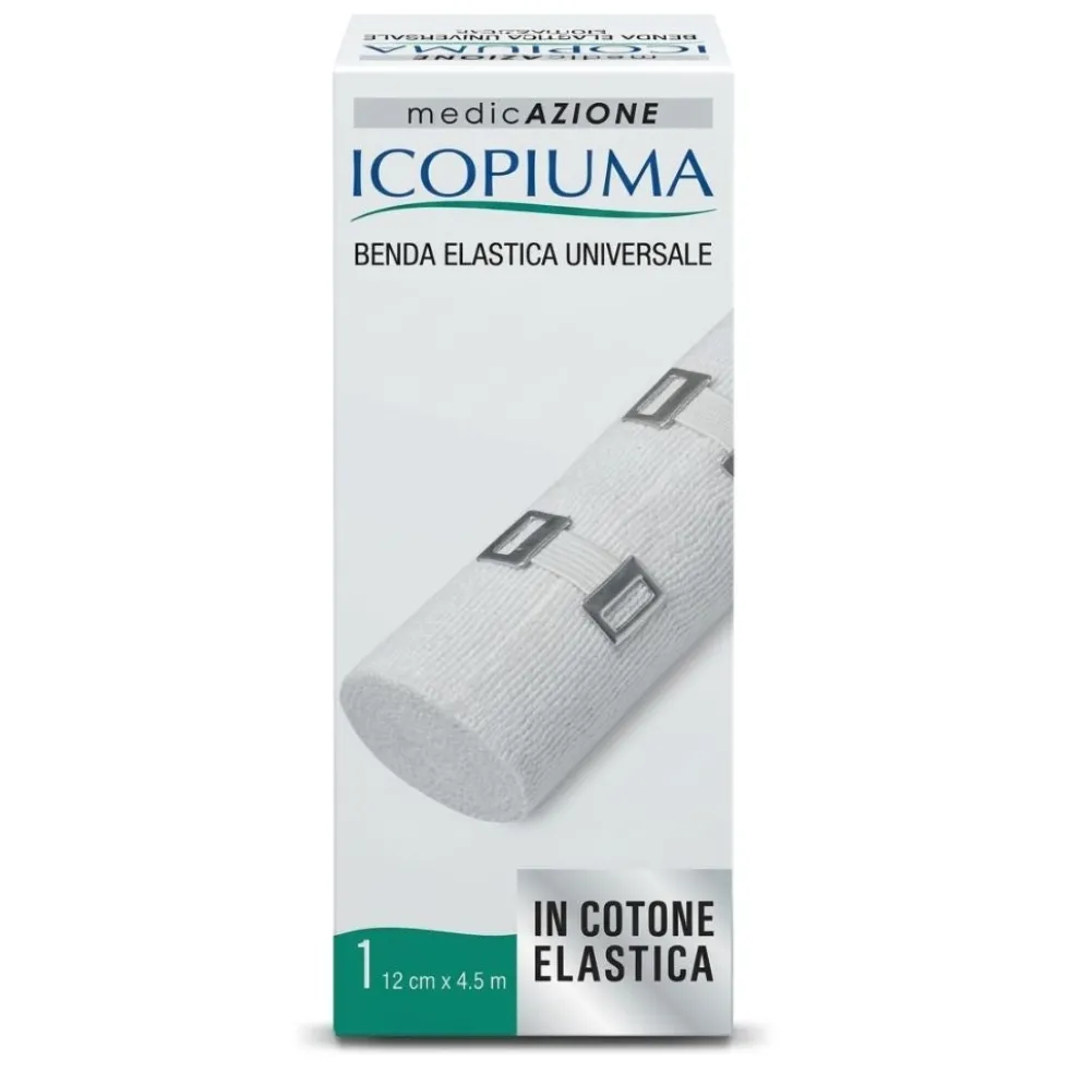 Icopiuma Benda Elastica Universale 12cm x 4,5m, 1 pezzo