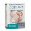 Icopiuma Benda Rete Ombelicale con Garza Sterili, 3 garze
