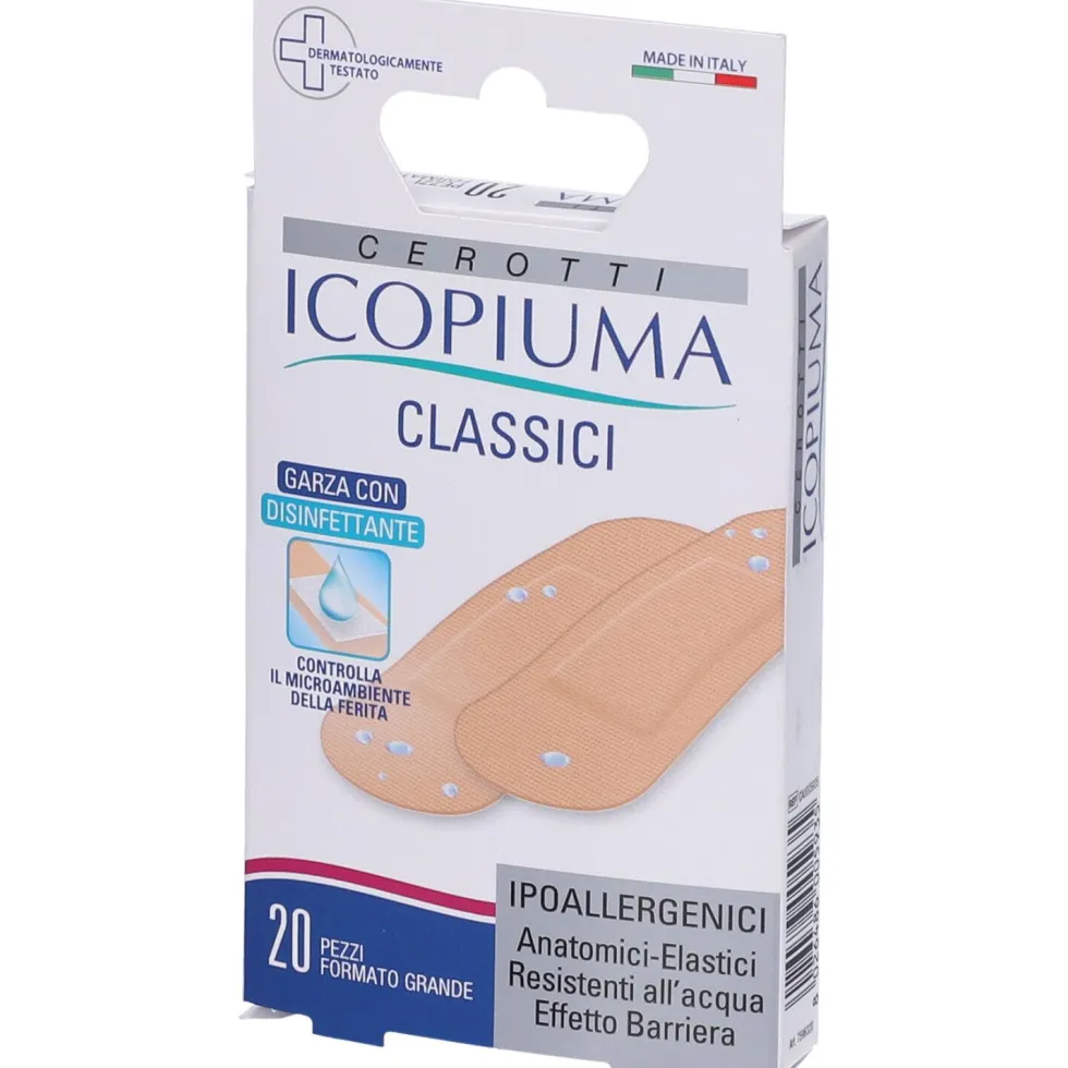 Icopiuma Cerotto Classico grande - Cerotto medicato Icopiuma, 20 pezzi