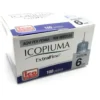 Icopiuma Extrafine 31G 0,25x6 mm - Aghi per penna per le iniezioni di insulina, 100 pezzi