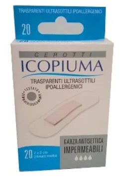 Icopiuma Impermeabili - Cerotto ultrasottile e invisibile, 20 cerotti