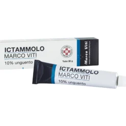 Ictammolo Mv 10% Unguento per Infiammazioni e Piccole Infezioni Cutanee, 30g