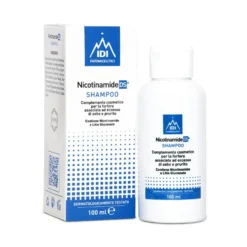 Idi Farmaceutici Nicotinamide DS Shampoo Forfora con Sebo e Prurito, 100ml