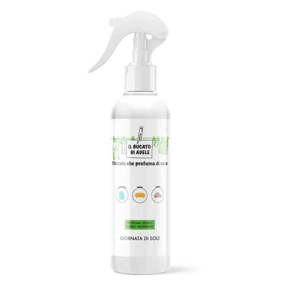 Il Bucato di Adele Giornata di Sole Spray per tessuti per profumare i capi e la biancheria, 250 ml