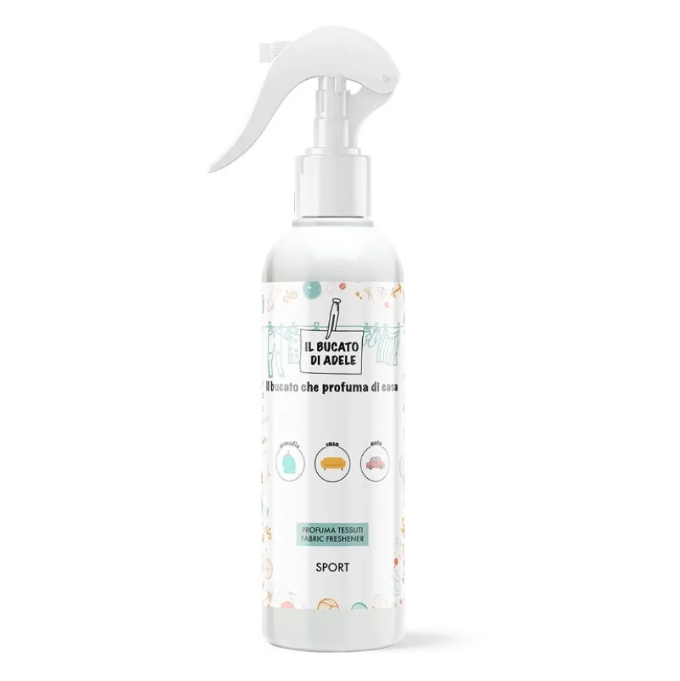 Il Bucato di Adele Sport Spray per tessuti per profumare i capi e la biancheria, 250 ml